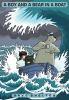 Go to record A boy and a bear in a boat
