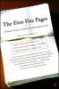Go to record The first five pages : a writer's guide to staying out of ...