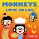 Go to record Monkeys love to eat