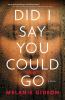 Go to record Did I say you could go