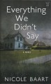 Go to record Everything we didn't say