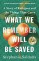 Go to record What we remember will be saved : a story of refugees and t...